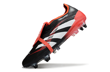 adidas Predator Elite Fold-over Tongue FG - Core Black/Footwear White/Vivid Red
