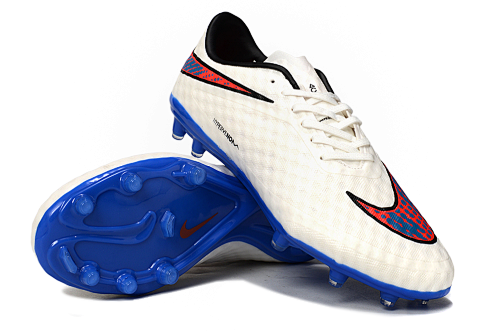 Nike Hypervenom Phantom FG White/Blue Lagoon/Total Crimson