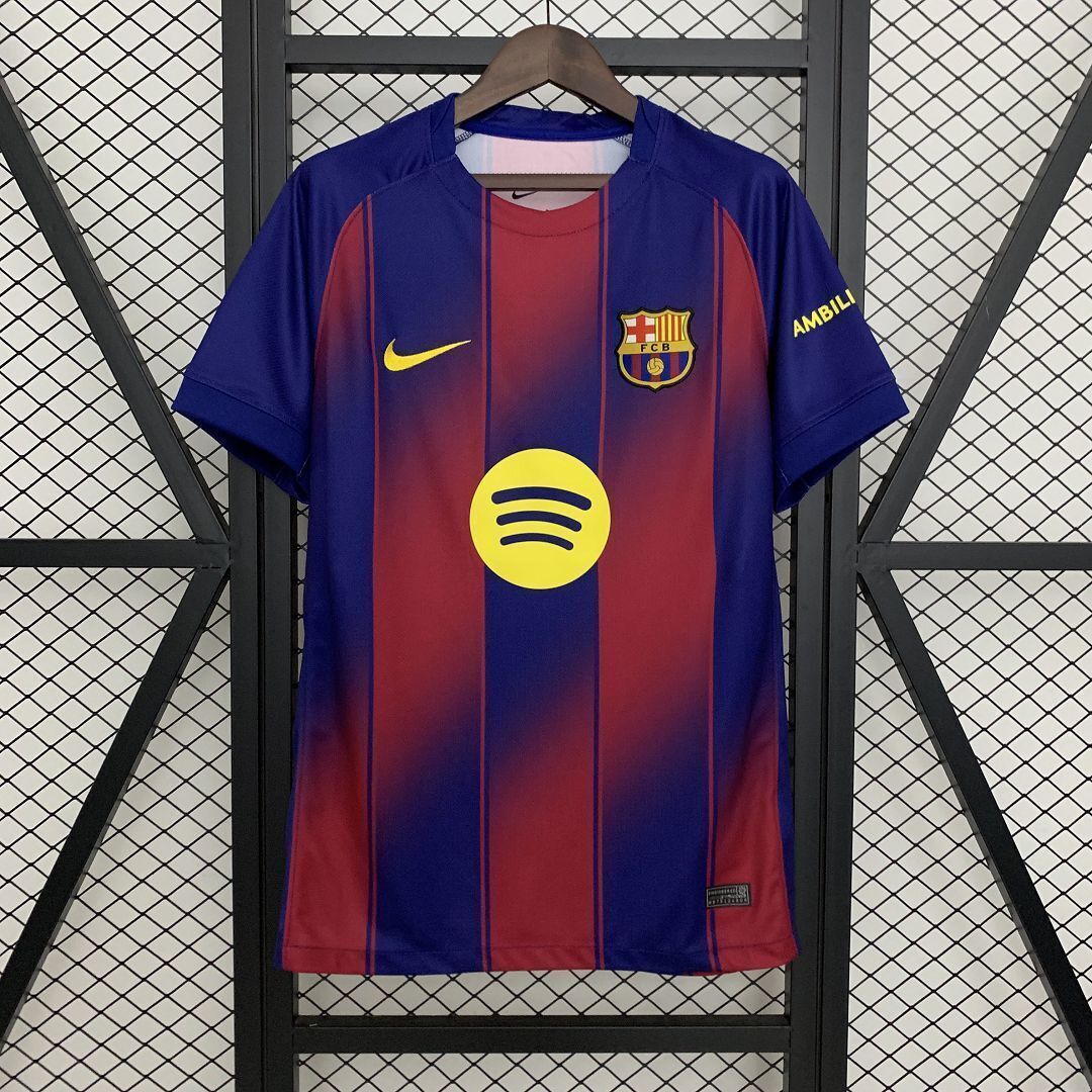 25-26 Barcelona Home Kit  Jersey