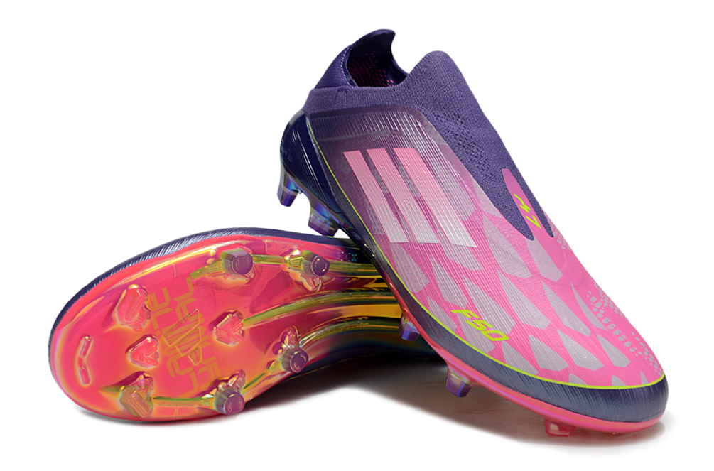 Adidas F50 Elite Laceless FG Lamine Yamal - Unity Purple/Footwear White/Lucid Lemon