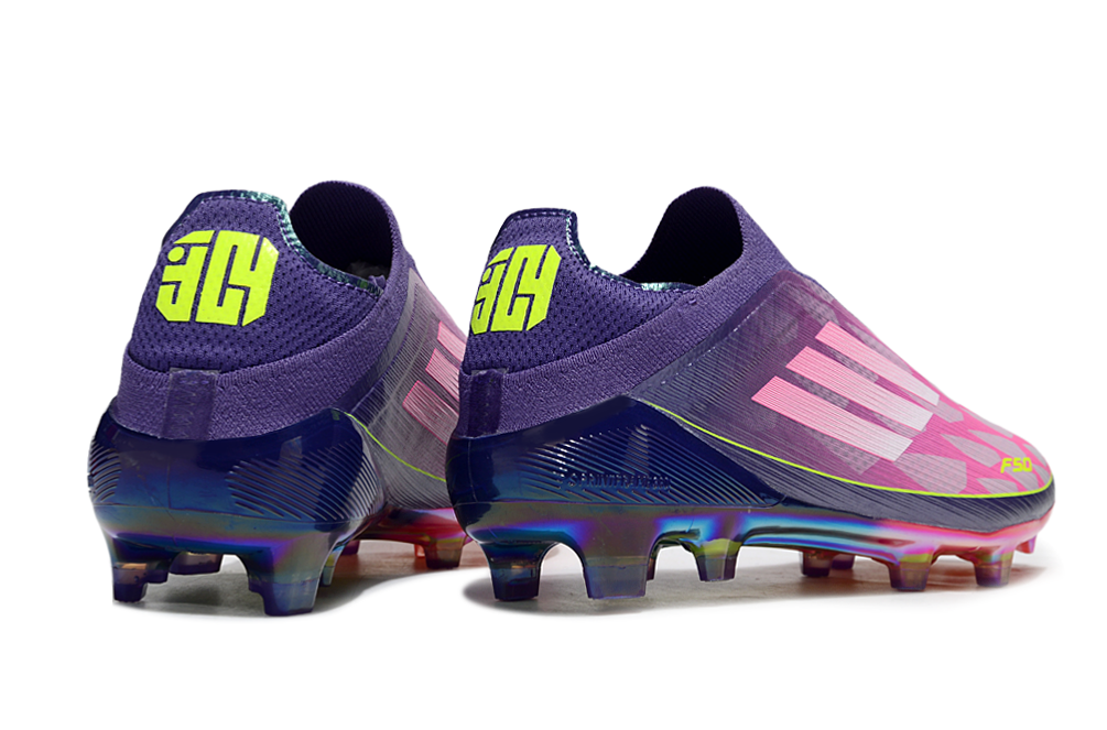 Adidas F50 Elite Laceless FG Lamine Yamal - Unity Purple/Footwear White/Lucid Lemon