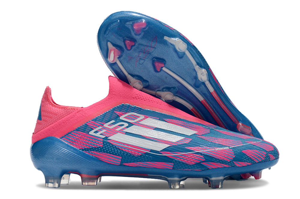 adidas F50 Elite FG Reemergence - Solar BlueFootwear WhiteSolar Pink